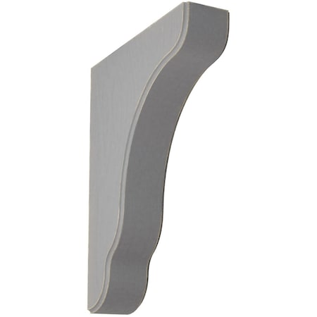 Ekena Millwork 1 3/4"W x 7 1/4"D x 9 1/2"H Plymouth Wood Vintage Decor Bracket, Pebble Grey BKTWD02X07X10PLPG